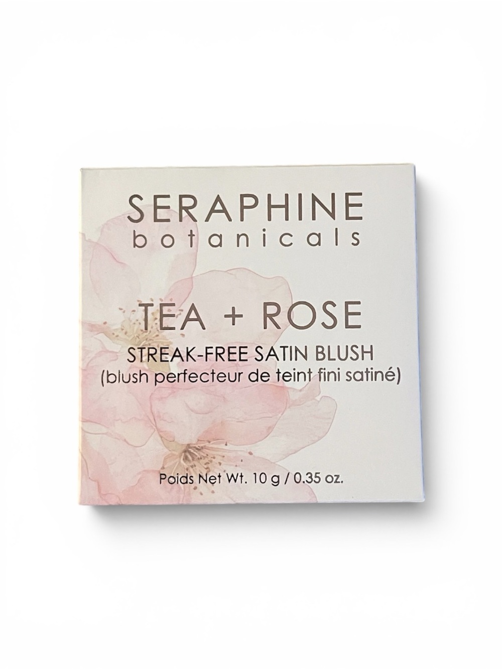 Seraphine Botanicals Tea + Rose Satin Blush Pomegranate NIB